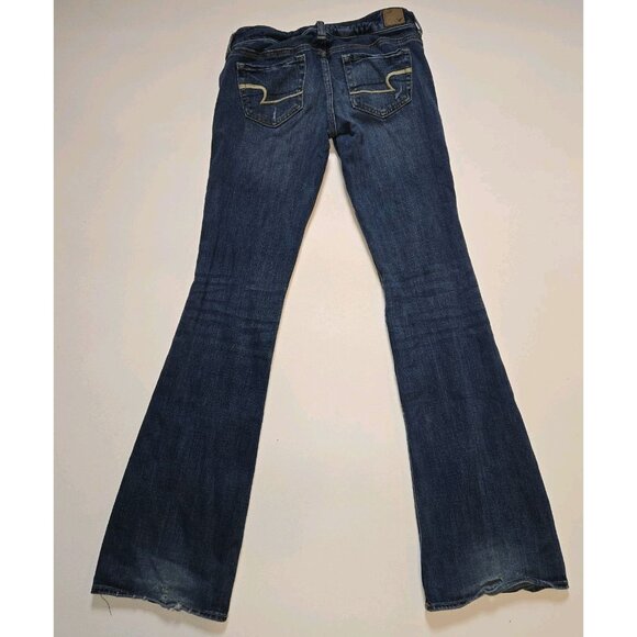 American Eagle Artist Jeans 4 L 29 X 34 Medium Wash 7952 Boot Cut Womens Stretch - Picture 8 of 11